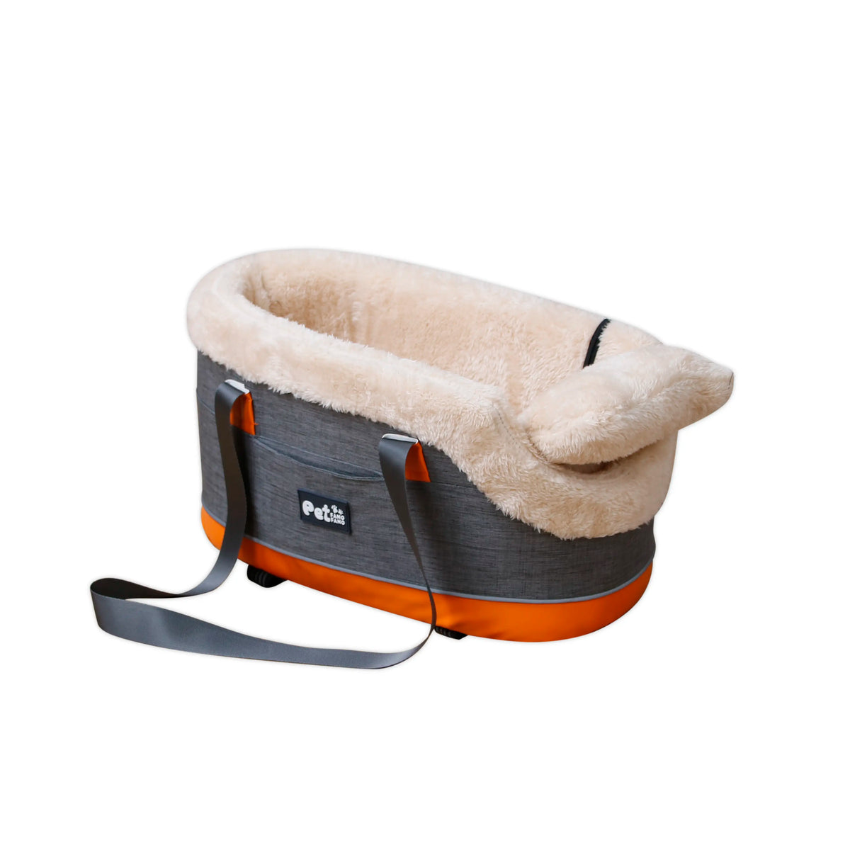 3-in-1 Oxford Poly Travel Pet Safety Seat - Versatile Carrier Bed for Small Breeds with Central Control and Armrest Mount, Secure Nest for Cats and Dogs