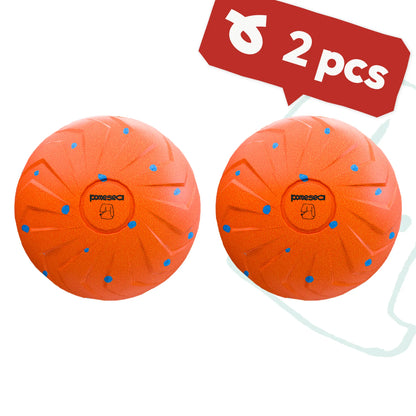 3.2-Inch Diameter Rechargeable 3-In-1 Dog Ball Toy with Motion Sensor - 3 Switchable Modes (Normal, Self-Moving, Bouncing, Rotating), E-TPU, Gentle, Eco-Friendly, Fast Charging, Waterproof, Safe, Rinse-Clean Outer Shell, 35Lb Capacity, Boredom Reducer